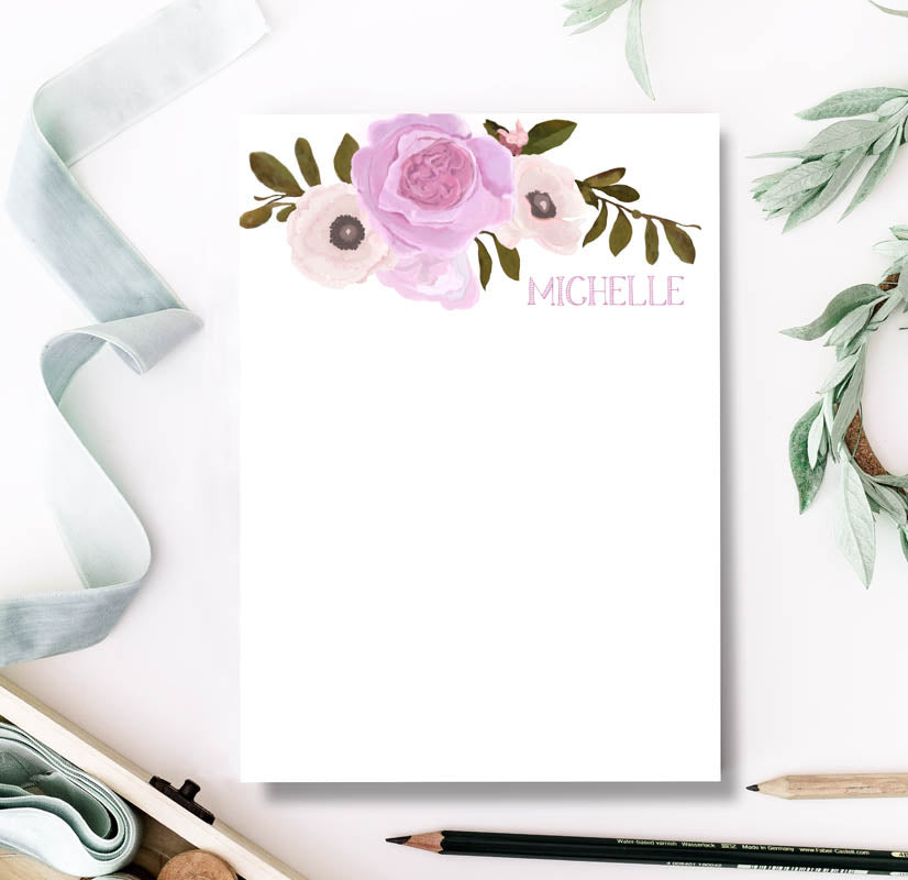 Rose Bouquet Note Pad