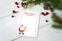 Santa Claus Notepad