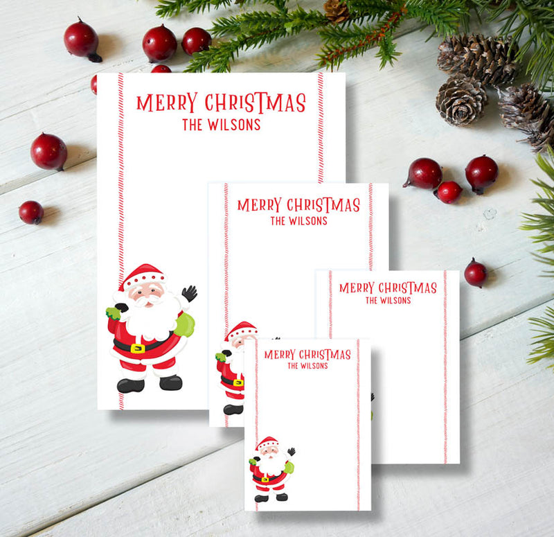 Santa Claus Notepad Set