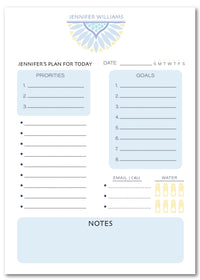 Seaside Bloom Planner Note Pad