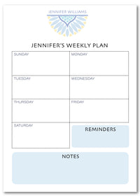 Seaside Bloom Planner Note Pad