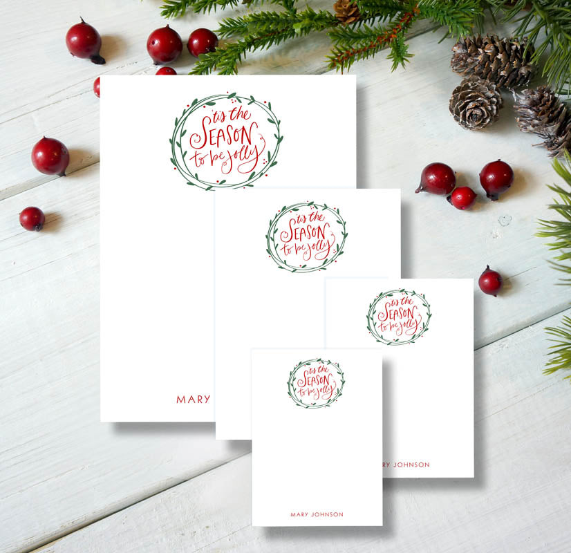 Season to Be Jolly Notepad Set