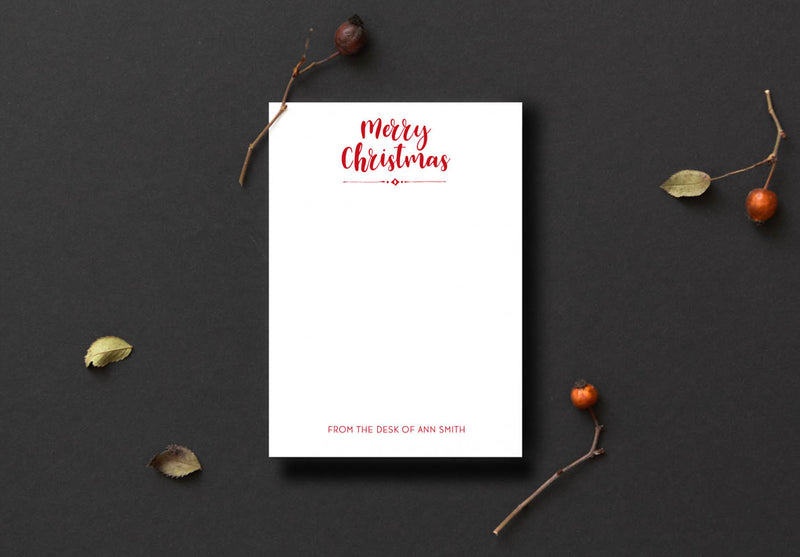 Simply Merry Christmas Notepad