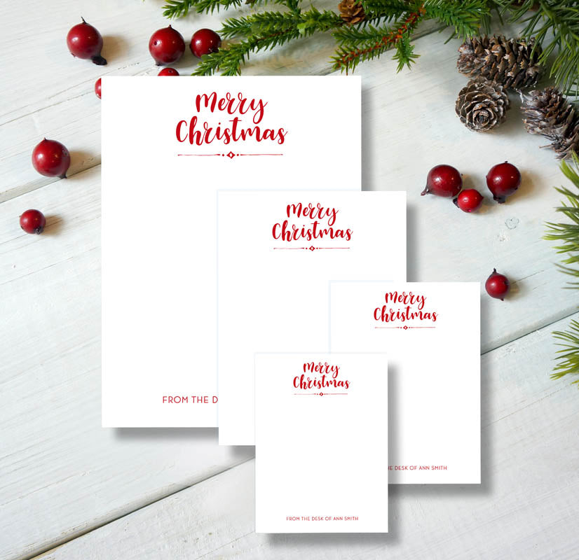 Simply Merry Christmas Notepad