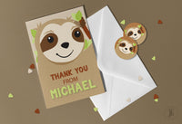 Sloth Note Card