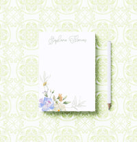 Spring Blooms Notepad | Floral Note Pad for Desk