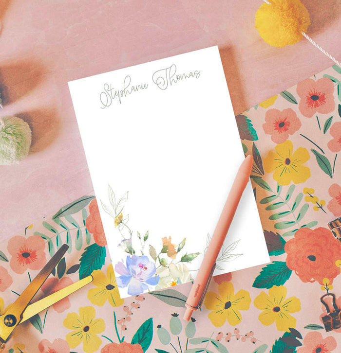 Spring Blooms Note Pad