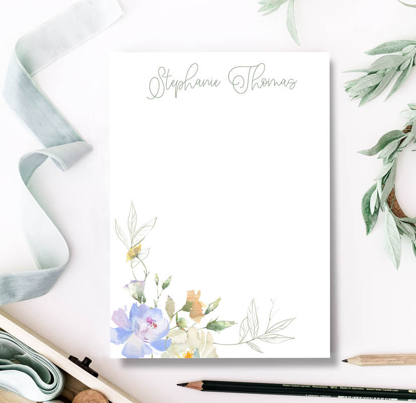 Spring Blooms Note Pad