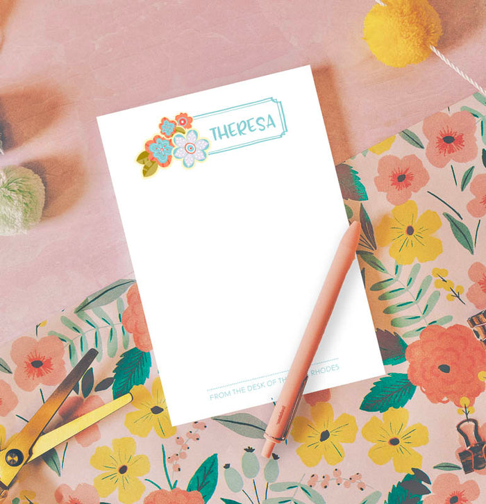 Summer Posies Notepad