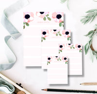 Three Pansies Note Pad