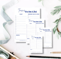 To Do List Notepad Set