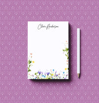 Wildflowers Notepad | Wildflower Note Pad for Desk or Home