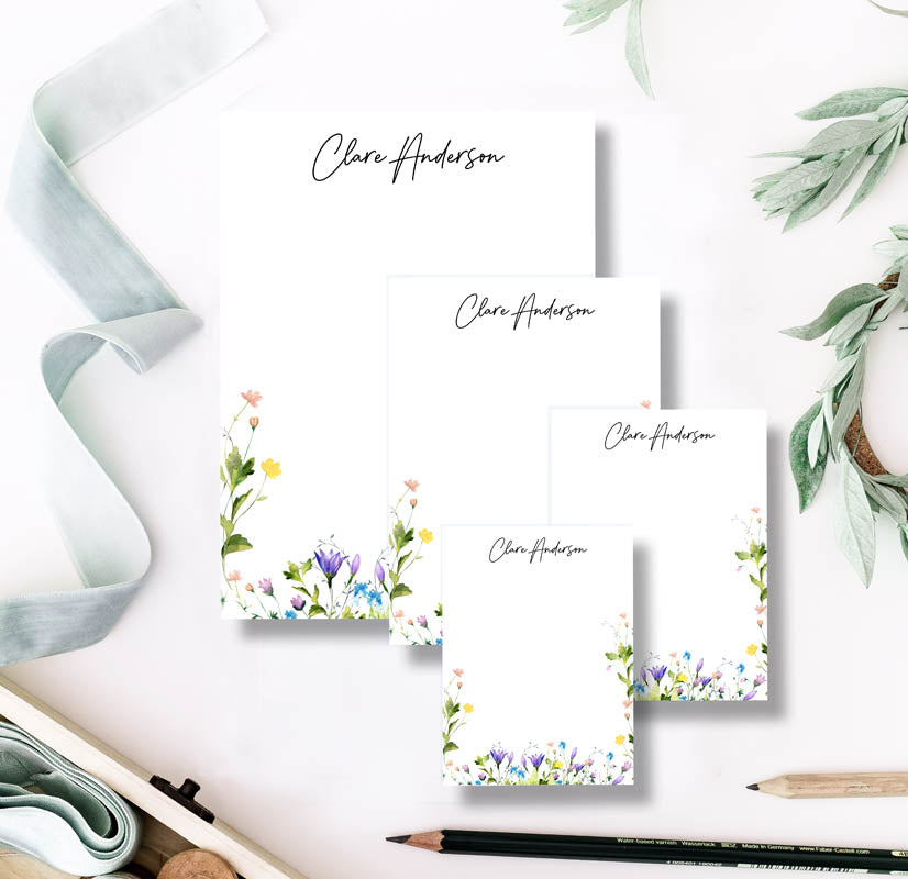 Wildflowers Note Pad Set